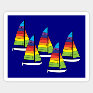 Hobie 16 Catamaran Sailboat Magnet